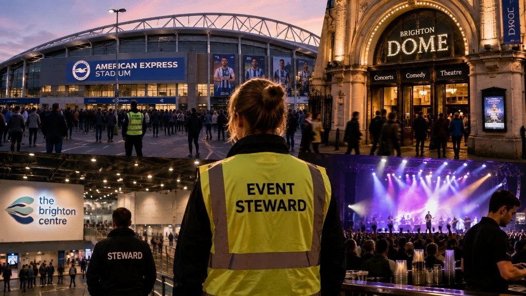 Event Stewarding & Venue Jobs in Brighton: From The Amex to The Dome