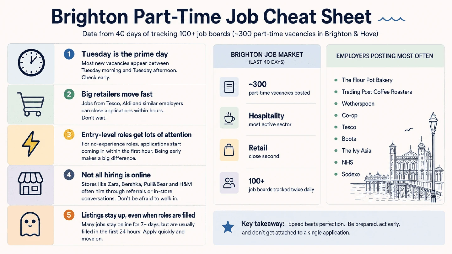 Part-Time Jobs in Brighton: What 300+ Local Vacancies Revealed