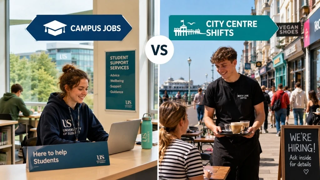 Campus Jobs vs City Centre Shifts: The Brighton Fresher's Guide